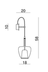 Closs Wall Light by Cangini & Tucci