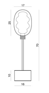 Dalma Stand Table Lamp by Cangini & Tucci