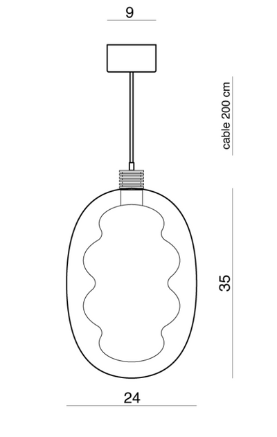 Dalma Pendant by Cangini & Tucci