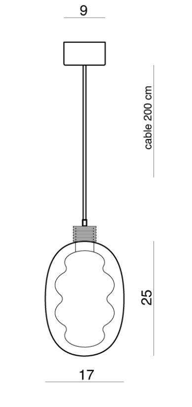 Dalma Pendant by Cangini & Tucci