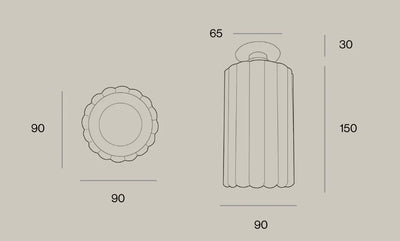 Fluted Ceiling DownLight