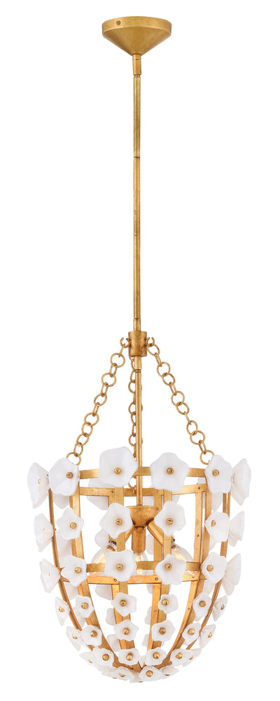 Azalea 3L chandelier by Fredrick Ramond for Hinkley Lighting