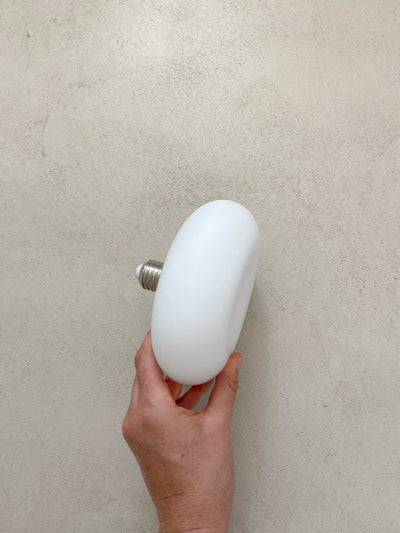 Furrow Disc Sconce with Globe