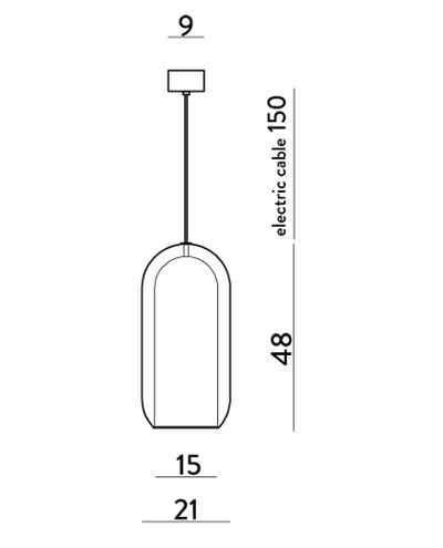 Aeron Pendant by Cangini & Tucci