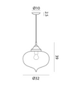 Arabesque Pendant by Cangini & Tucci