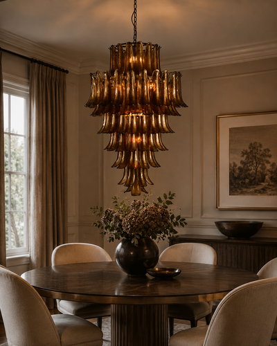 Josephine Amber Chandelier