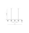 Doul Linear Pendant Light by Aromas Del Campo