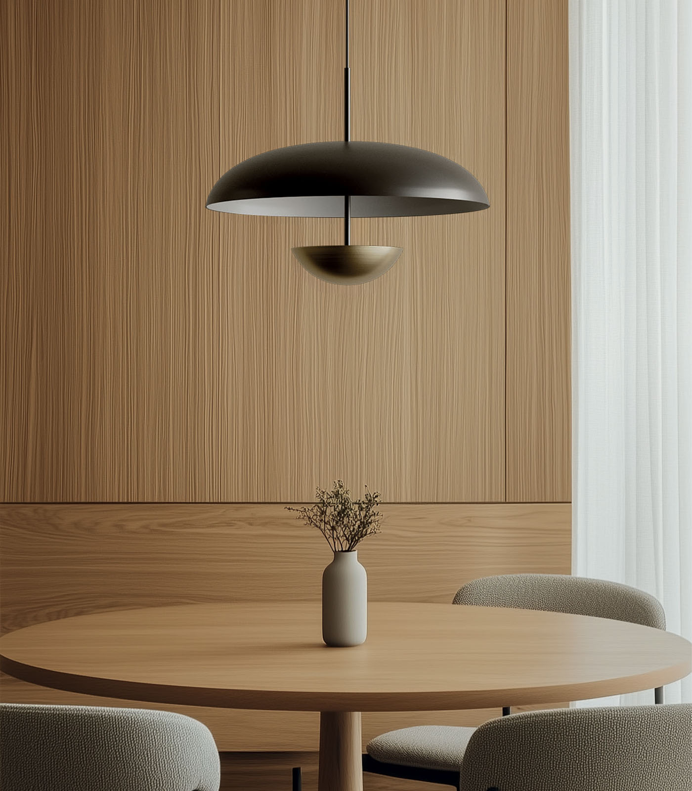 Ella Pendant Light by Aromas Brass Diffuser