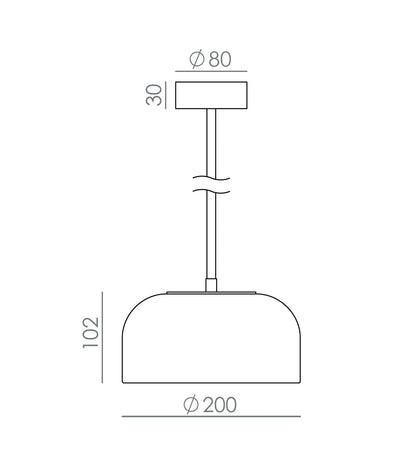 Ipon Pendant Light by Aromas