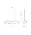 Mapi Linear Pendant Light by Aromas