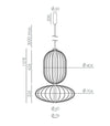 Pepo Brass Pendant Light by Aromas
