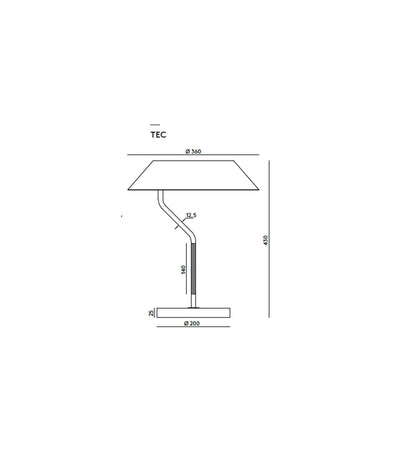 Aider Table Lamp by Aromas
