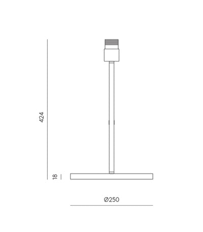 Hedra Table Lamp by Aromas Del Campo