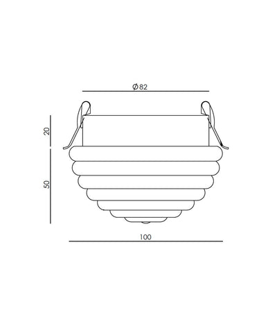 Hado Wall Light by Aromas