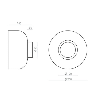 Ipon Wall Light by Aromas