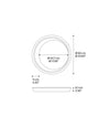 LODES Tidal Ceiling Light
