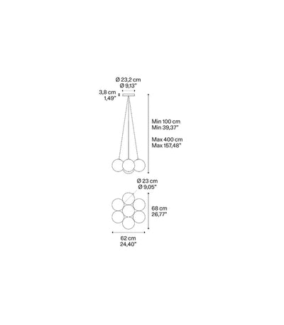 LODES Random Cloud Medium Pendant