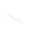 LODES Random Stick Long Linear Pendant