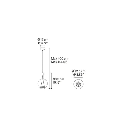 LODES SkyFall Round Pendant Light