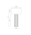 Onica Table Lamp by Aromas Del Campo