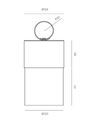 Bora Table Lamp by Aromas Del Campo
