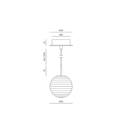 Doul Pendant Light by Aromas Del Campo