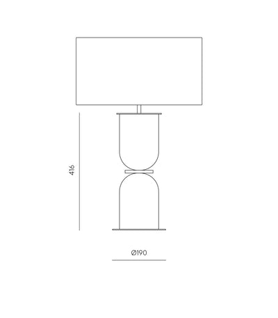 Copo Table Lamp by Aromas Del Campo