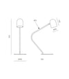 Pipe Table Lamp by Aromas