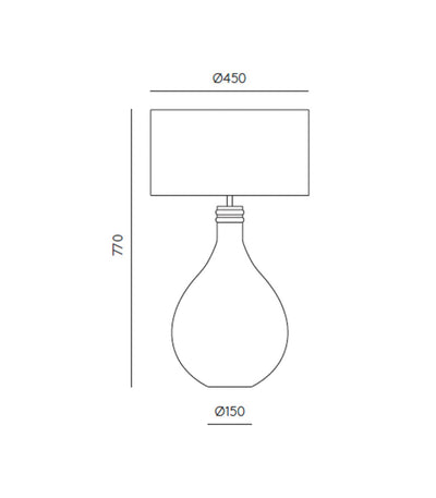 Sam Table Lamp by Aromas