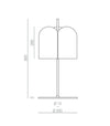 Oket Table Lamp by Aromas
