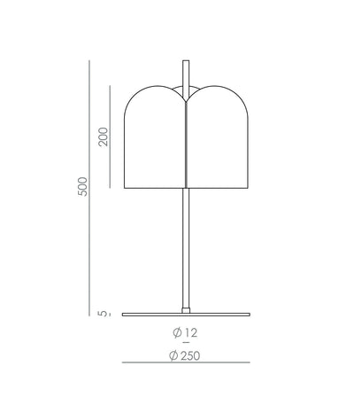 Oket Table Lamp by Aromas