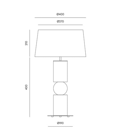 Alda Table Lamp by Aromas Del Campo
