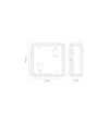 Lille 2Lt Wall Light