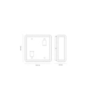 Lille 2Lt Wall Light