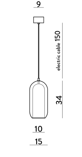 Aeron Pendant by Cangini & Tucci