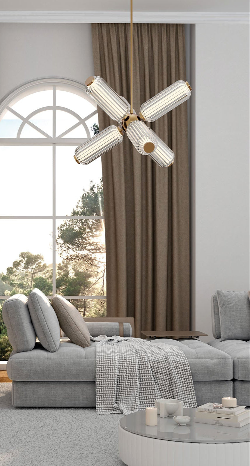 Elma 6lt Pendant Light by Aromas