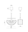 Gina 1L Pendant Light by Aromas