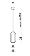 Aeron Pendant by Cangini & Tucci