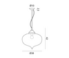 Arabesque Pendant by Cangini & Tucci