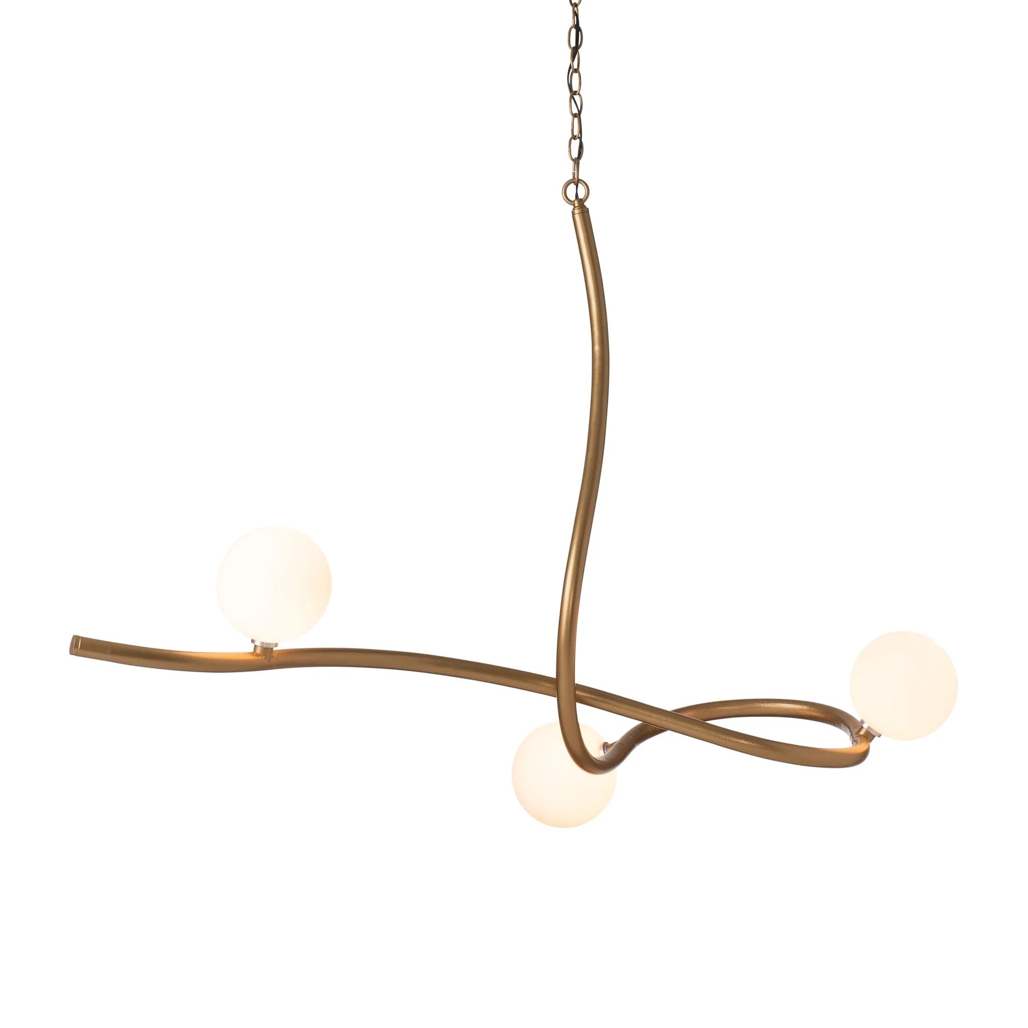 Hubbardton Forge Slide 3 Light Gold Pendant Lighting Affairs