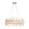 Hubbardton Forge Cityscape Circular LED Linear Chandelier Lighting Affairs