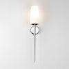 Beauville Polished Chrome Wall Light