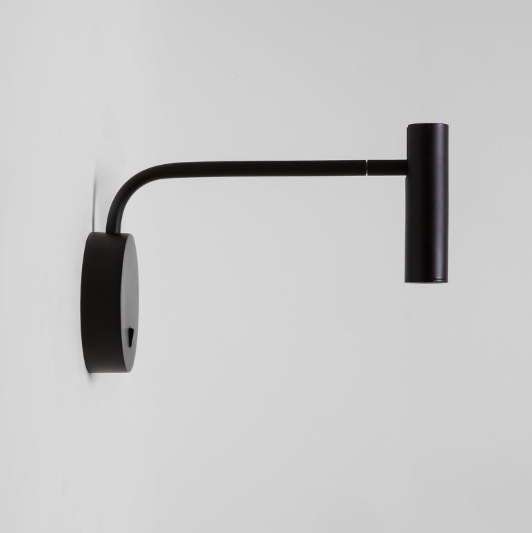 Enna Matte Black LED Wall Light