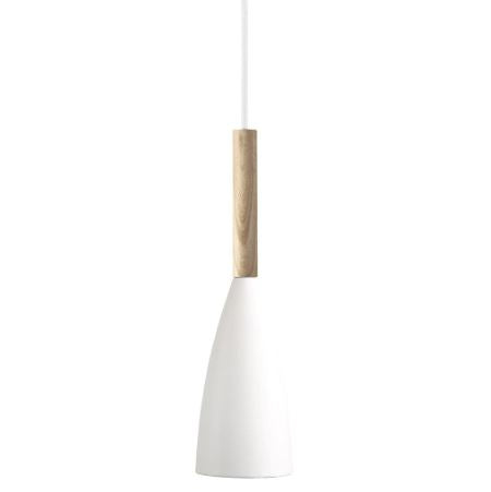 Pure Nordic 10 White Wood Pendant