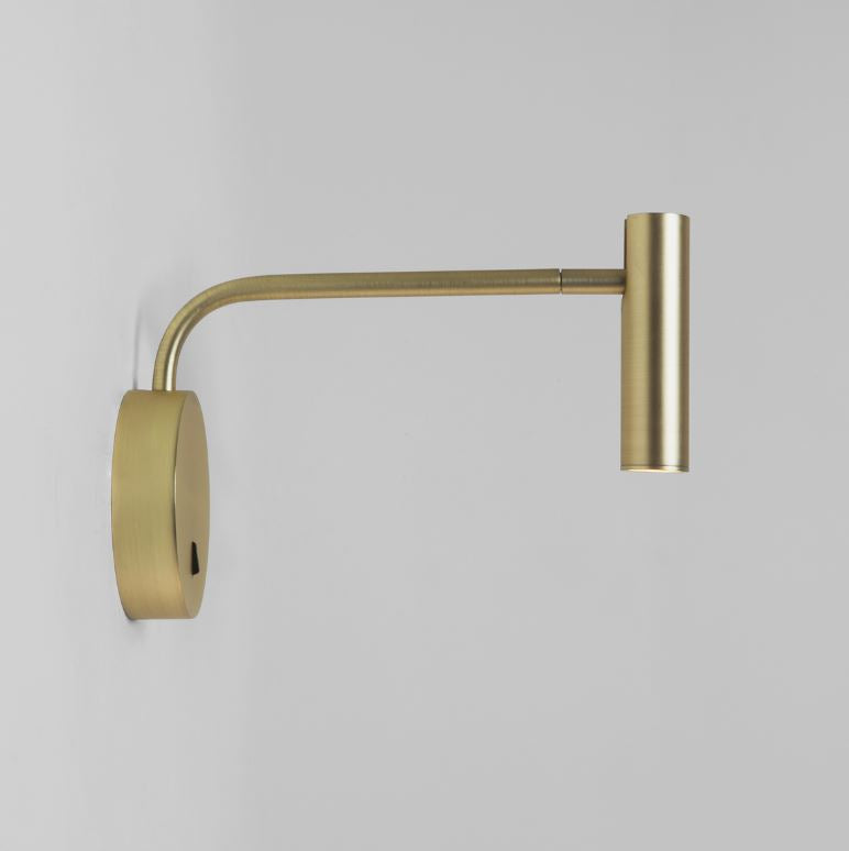 Enna Matt Gold LED Wall Light