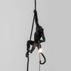 Ceiling Rope Black Monkey Lamp