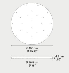 LODES Cluster 24 Lights Round Cluster Canopy