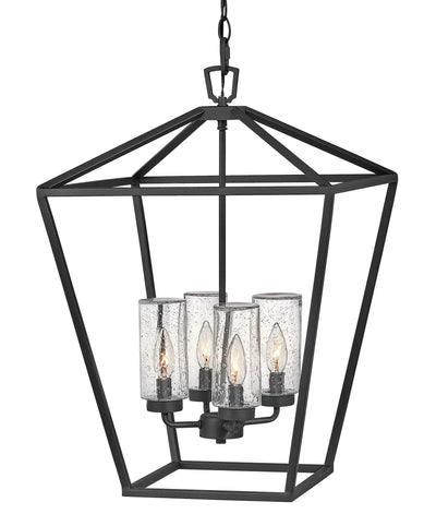 Hinkley Alford Place 4 Light Museum Black Alfresco Pendant Lighting Affairs