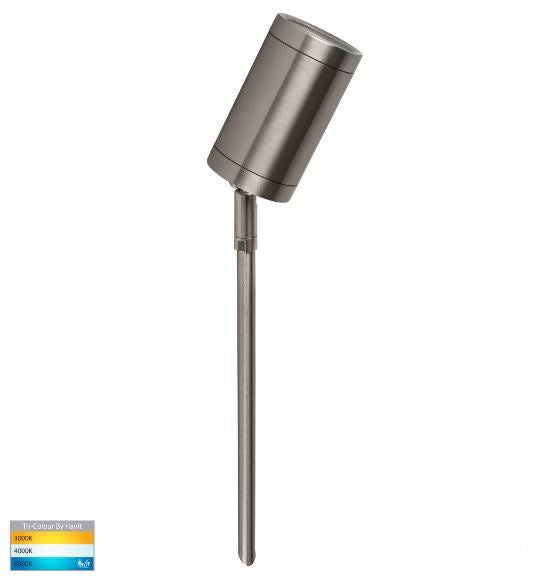 Eden 316 Stainless Steel TRI Colour LED Garden Spike Light