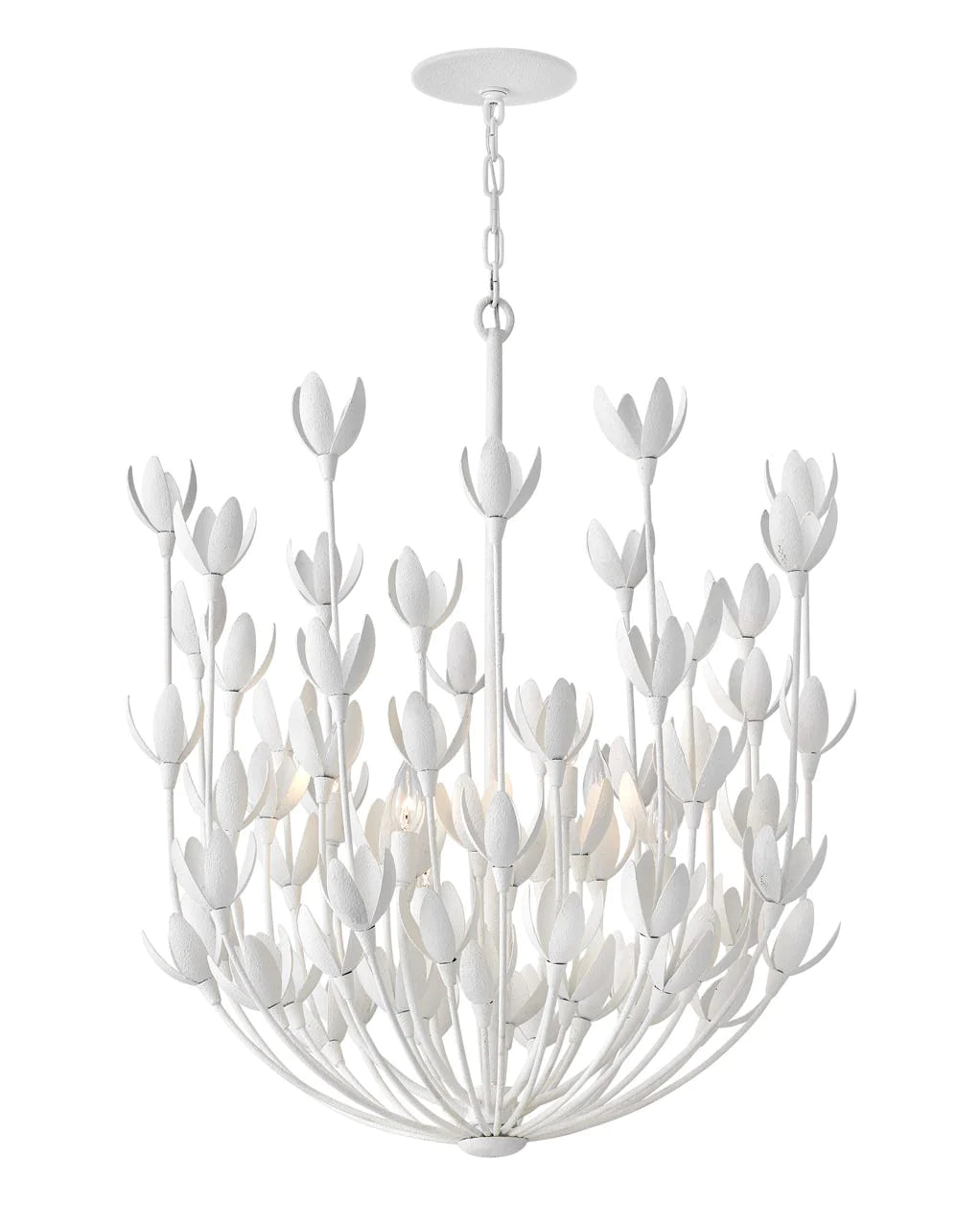 Hinkley Lisa McDennon Flora 6 Light Textured Plaster Pendant